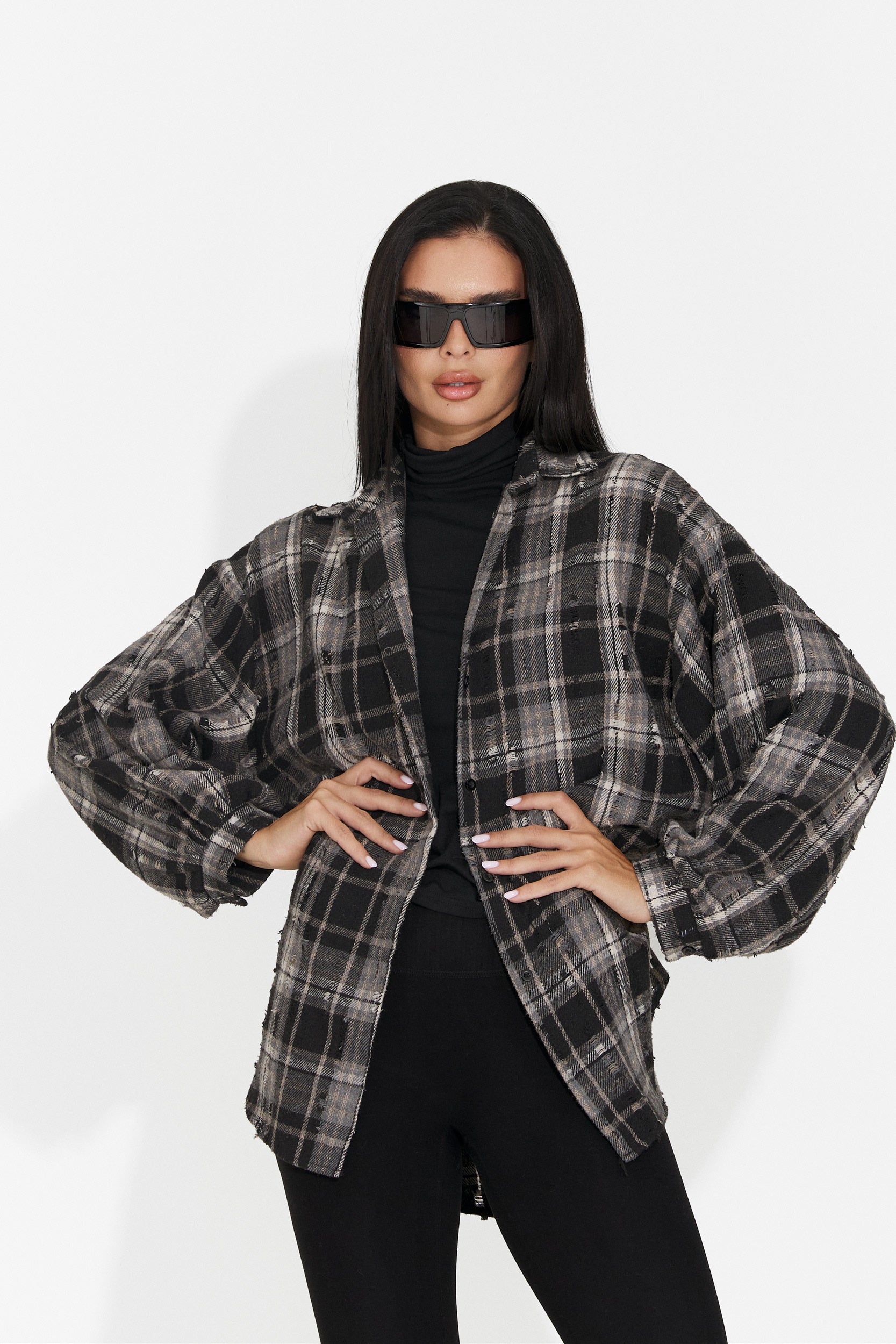 Camasa dama casual neagra Jasara Bogas