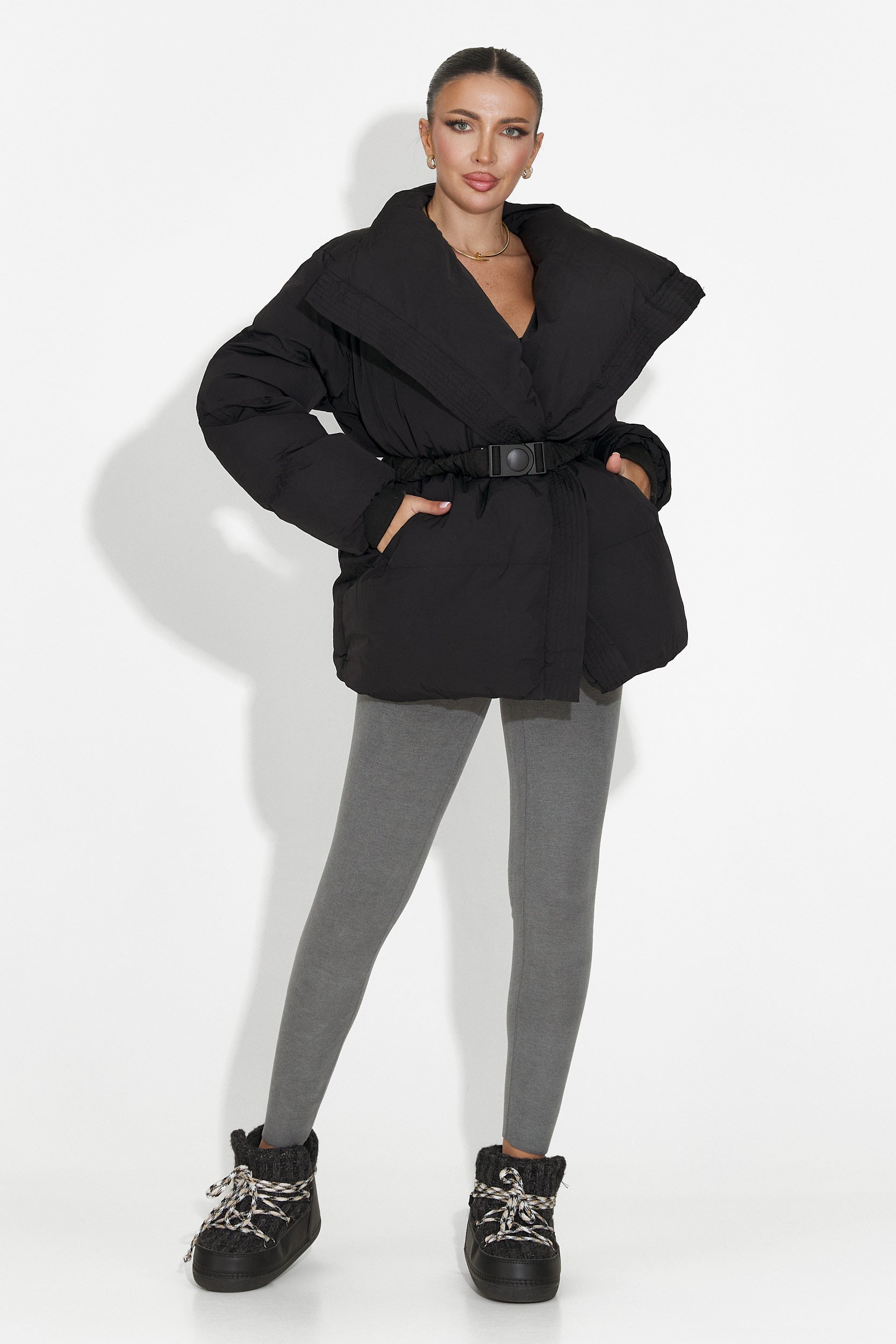 Colanti Warm compresivi gri Michelina Bogas